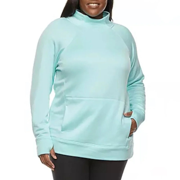 XERSION Womens Funnel Neck Longsleeve sweatshirt - Picture 1 of 3